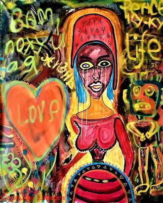 Картина Наша Маша горько плачет . холст / масло 
Размеры: 130 х 160 см (без подрамника) 