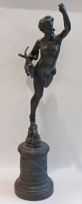 Скульптура ФОРТУНА Касли Урал. СССР 
Чугун 
Размеры: 80 см 
Состояние Отличное