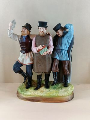 Воскресный день (Пьяницы)
Мануфактура Гарднеръ в Вербилках.1870-е гг. Размеры 23х 25 см. 