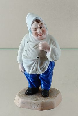 Хитрый повар Гарднер. Фарфор Гарднер 
Россия 19 век 
Размер 9 см 
Состояние см. фото