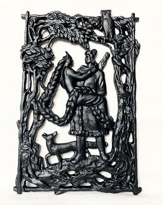 Панно "Золотой волос" (По мотивам сказа Бажова П.П.) Касли. Состояние: Отличное 
Длинна: 25 