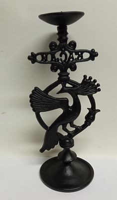 Подсвечник птица ФЕНИКС Касли. Состояние: Отличное 
Высота: 31 сантиметров 
Производитель: Касли