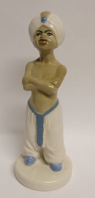 Статуэтка Индус (Маленький Мук) фарфор СССР Артель Прогресс 1960-е гг. Материал: Фарфор 
Страна: 