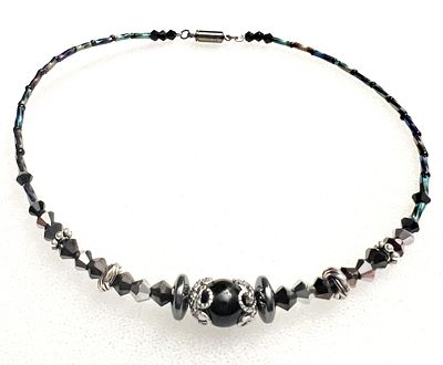 Эксклюзивный авторский чокер &laquo;Абсолют&raquo;. Состояние: Отличное 
*Обхват 40 см, Натуральный камень 