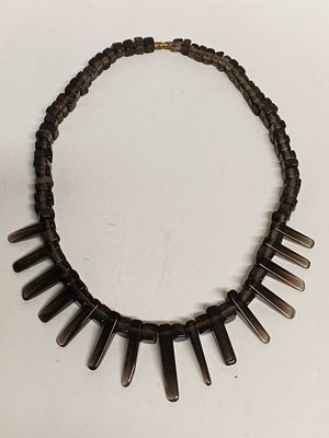 Бусы авторские из мориона. Материал: морион 
Состояние: Отличное 
*Длина 46 см