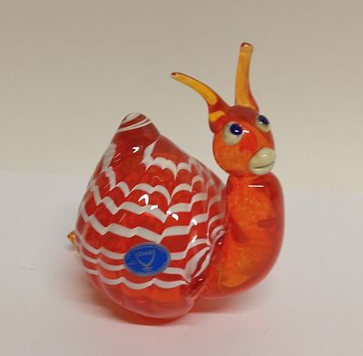 Фигурка Улитка стекло Неман Белоруссия. Материал: Стекло 
Страна: Белоруссия 
Состояние: 