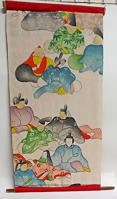 Картина на шелке Мудрецы Япония
. Материал: Шелк 
Страна: Япония 
Состояние: см. фото 
Ширина: 