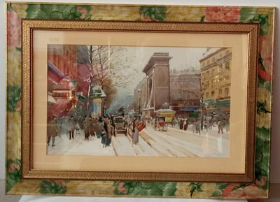 Картина Париж Дмитрий Бенкендорф 1890-е гг. Материал: Бумага 
Страна: Россия 
Год: 1890 
Автор: 