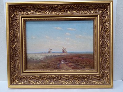 Картина Поле летним днем Владимир Орловский 1910. Материал: Холст / Масло 
Страна: Россия 1910 