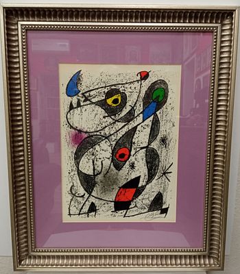 Картина Несмываемый Миро-II Хуан Миро Испания 1972. Материал: Картон 
Страна: Испания 