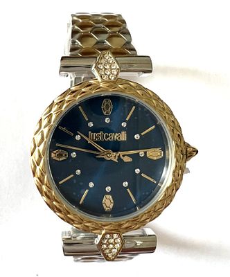 Позолоченные часы модного бренда Roberto Cavalli. (модель JustCavalli) - оригинал в фирменной 