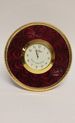 Часы настольные в стиле Фаберже FRC 19-07. Состояние: Отличное 
*Материалы: сплав цветных 