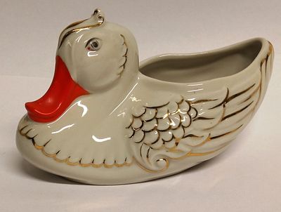 Пепельница Уточка Коростень СССР 1950-е РЕДКОСТЬ. Материал: Фаянс 
Страна: СССР 
Год: 1957 