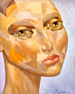 Картина "Медовая. 2021 г. авт Лесухина А. Материал: Холст 
Страна: Россия 
Состояние: Отличное 