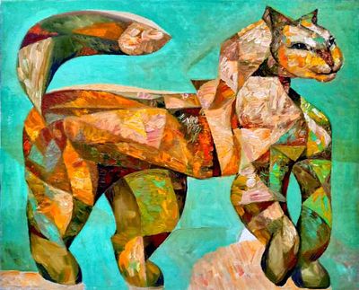 Картина "Боди " Лесухина А. Материал: Холст 
Страна: Россия 
Состояние: Отличное 
Размеры 50 х 40 