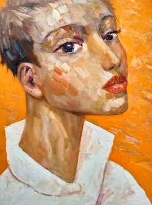 Картина "Жанна ( д.Арк ) авт Лесухина А. Материал: Холст 
Страна: Россия 
Состояние: Отличное 