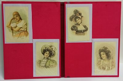 Подарочный альбом с набором открыток 19 века