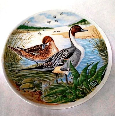 Тарелка декоративная Дикие гуси Англия 1960 гг. Материал: Фарфор 
Страна: Великобритания 1960 гг 