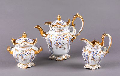 Сервиз чайный фабрики Гарднера. Российская империя, фабрика Гарднера в Москве, 1850-1860 гг. Фар 