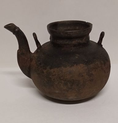 Старинный чугунный рукомойник чайник Кочетов Кас.З 1905 г