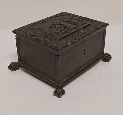 Шкатулка старинная ТАНЦЫ Касли 1895 год Тепляков