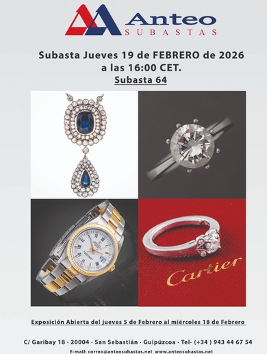 ANTEO Subastas | Auction 64 | February Auction