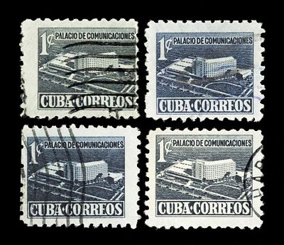 Налоговая марка Налог на строительство Дворца связи, Куба, 1952 год. Количество марок: 1 шт. 