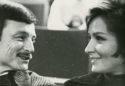 Андрей Тарковский и Лариса Шепитько. 1970-е. Фотограф - Микола Гнисюк. Авторский отпечаток. - 1 