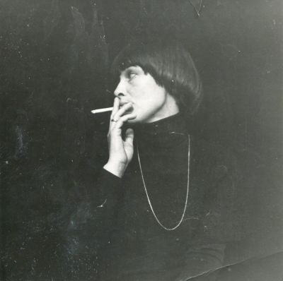 Наталия Рязанцева. 1970-е. Фотограф Микола Гнисюк. Авторский отпечаток. - 1 л.; 21х21 см. На 