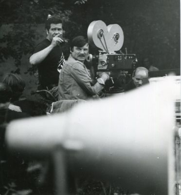 Андрей Тарковский и Александр Княжинский на съемках фильма &laquo;Сталкер&raquo;. 1978. Фотограф - 