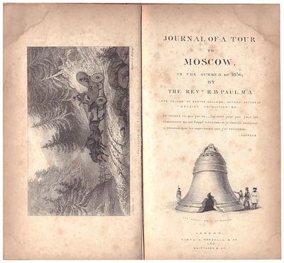 [Пол, Р.Б. Дневник поездки в Москву летом 1836 года]. Paul, R.B. Journal of a tour to Moscow 