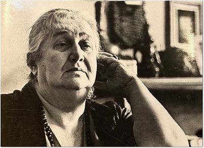 Анна Ахматова в Москве. Июнь 1964. Фотограф - Виктор Ахломов. Авторский серебряно-желатиновый 