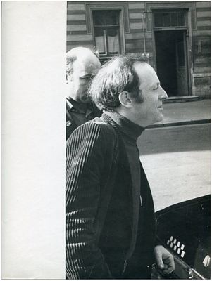 Иосиф Бродский. Утро 4 июня 1972. Ленинград. Фотограф - Михаил Мильчик. Авторский отпечаток. - 