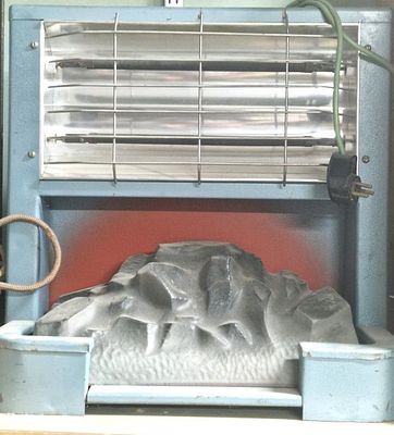 תנור חימום על חשמל. מעניין
. תנור חימום וינטג' משולב סלילי חימום וחימום בצורת גחלים 
לא נבדקה 