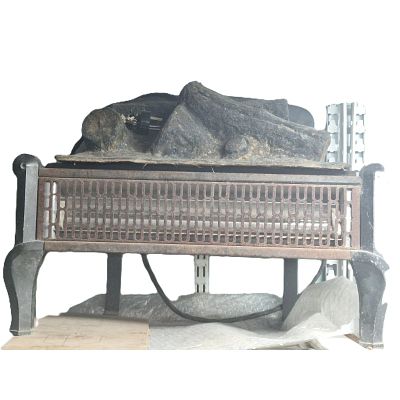 תנור וינטג' חשמלי משולב תצורת גחלים לוהטות. תנור במראה של אח עצים מעניין 
לא נבדקה תקינותו