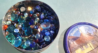 לוט אבני זכוכית לעבודת אומנות או כל עבודת יצירה