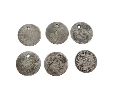 לוט מטבעות עות'מאניות כתליונים. קוטר - 2.5 ס"מ