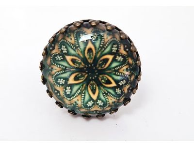 טבעת מנדלה אופנתית מיוחדת במינה. טבעת מנדלה עם נוכחות, ניתן להגדיל ולהקטין. 
אחת היפות !! 
קוטר 