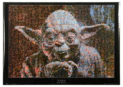 Movie Poster Yoda Jedi Master Star Wars. Original commercial poster for Star Wars - Design 