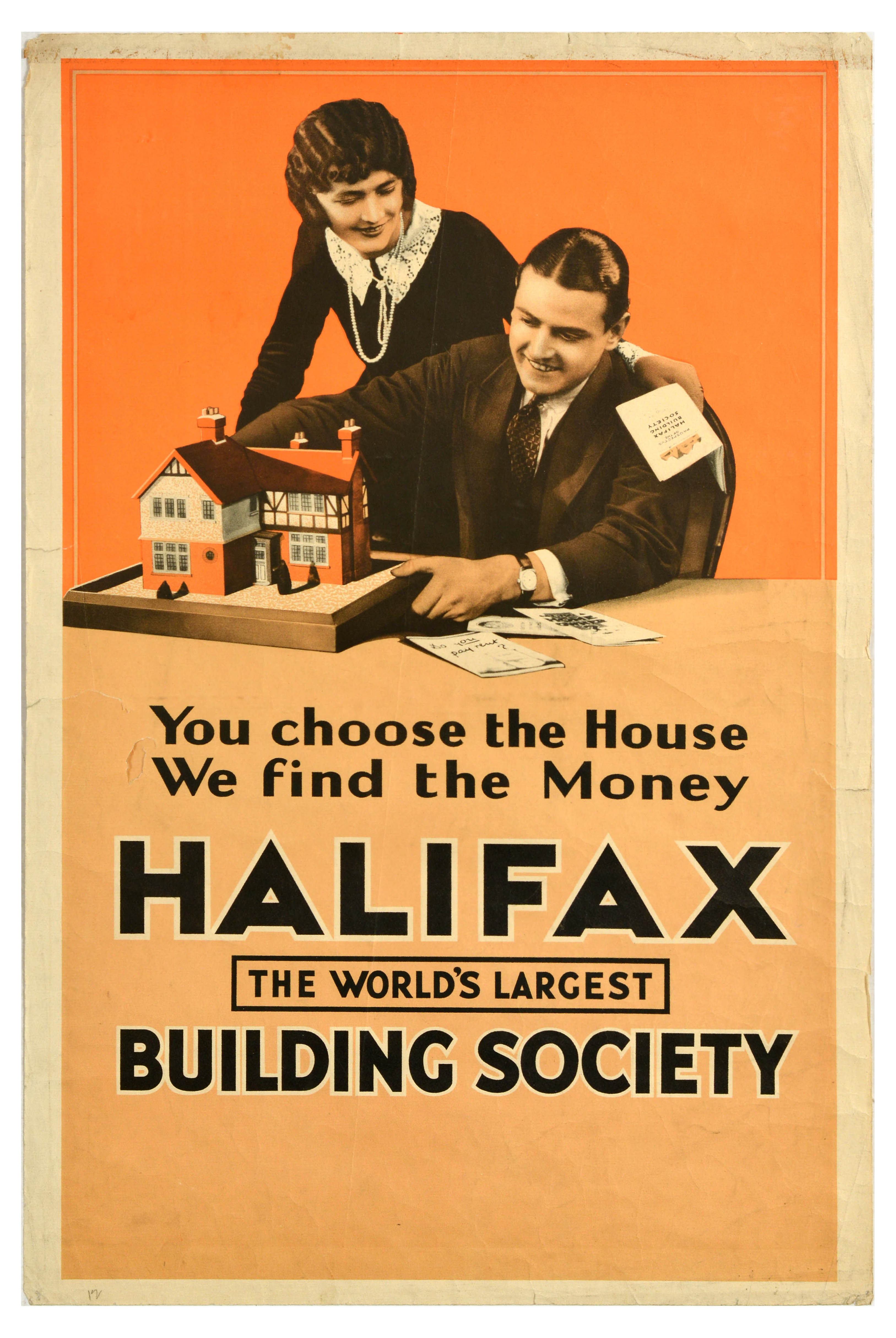 Advertising Poster Halifax Building Society Mortgage