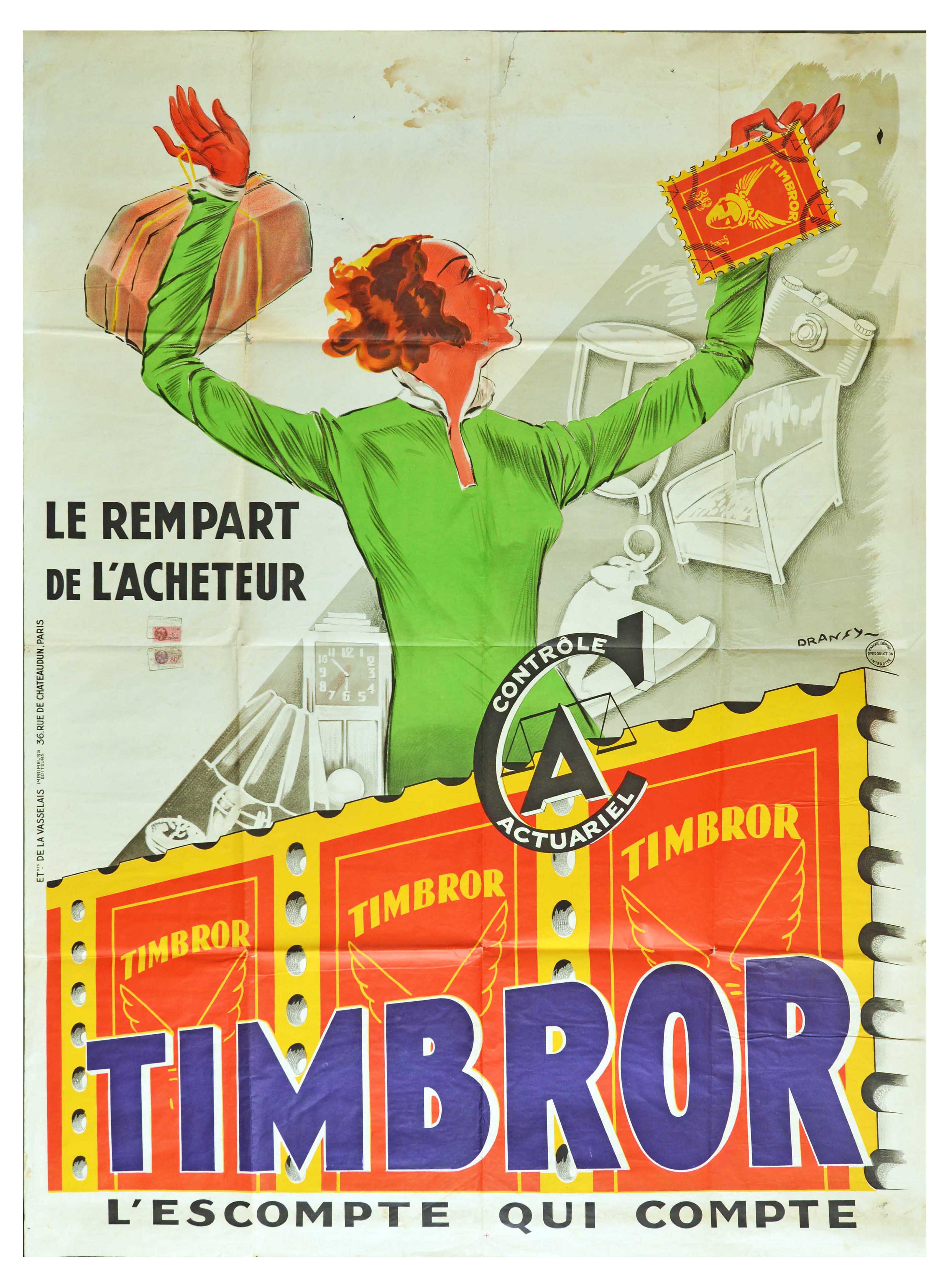 Advertising Poster Timbror Voucher Furniture Homeware