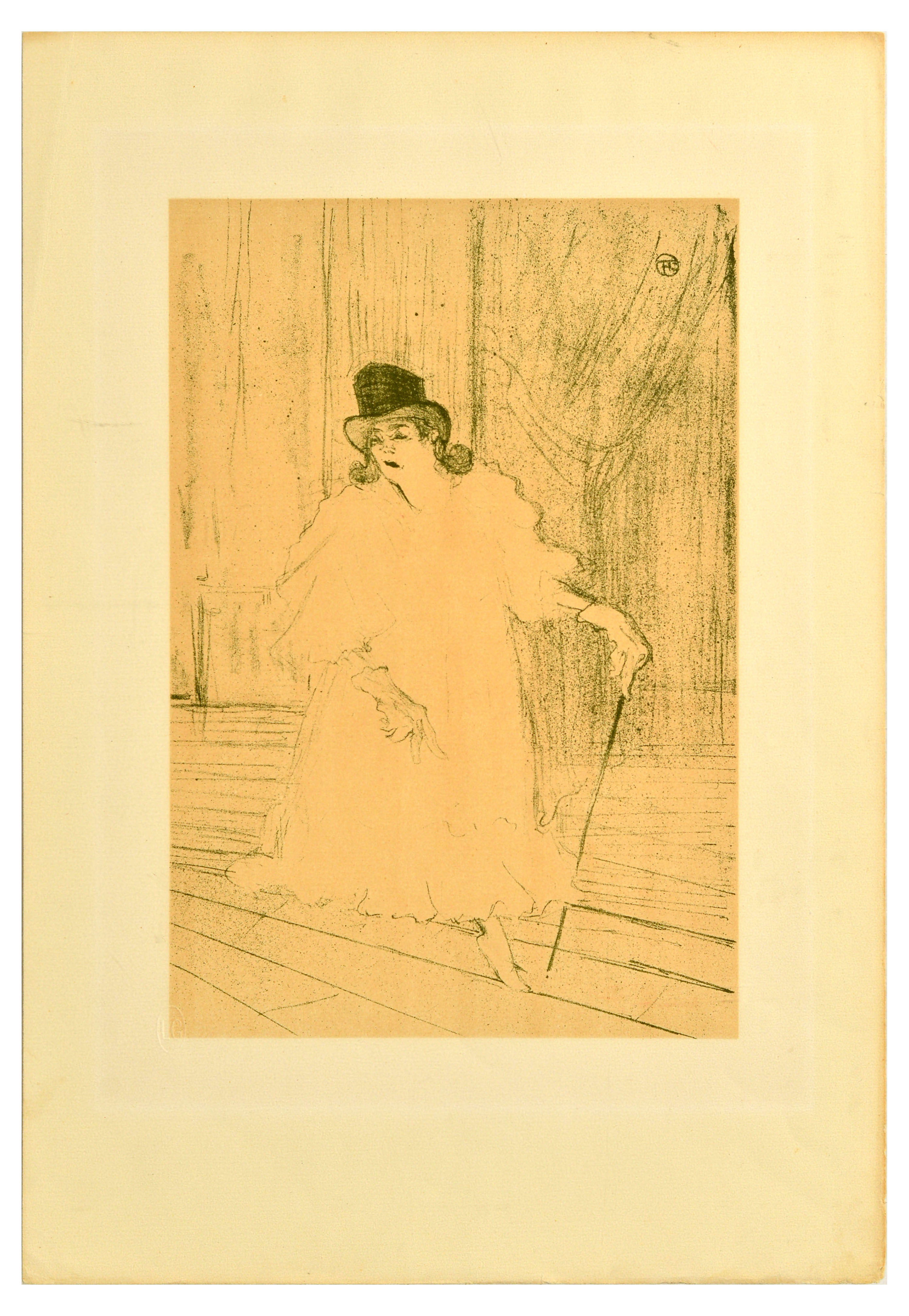 Advertising Poster Toulouse-Lautrec Librairie Grund Cissy Loftus