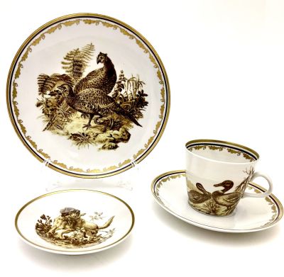 Набор ГДР, сцена охоты. 
4 предмета.