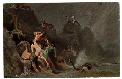 Открытка (на нем.) Священное писание.
Картины из Ветхого завета по оригиналам известного 