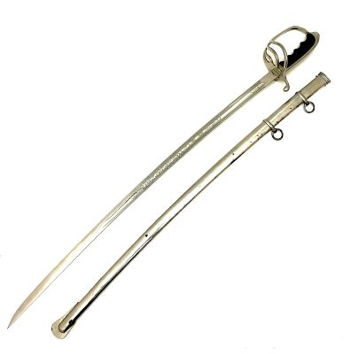 Сабля выпускников военной академии США. 1920-1930 гг. Изготовлена в Германии. 
Рукоять из 