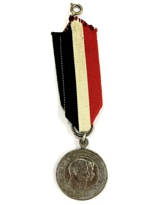 Германия. Пруссия. 1891 год. Маневры Кайзера. Кайзер Вильгельм 2. Императрица Августа-Виктория.