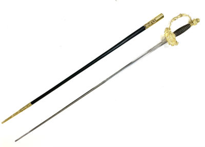 Шпага высших государственных чиновников, Королевство Бельгия, 1870-1900 гг. 
Латунь 