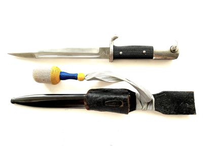 Парадный штык для ношения вне строя, К98S. 
Германия, 1933-1945 гг. Клинок &laquo;акулий зуб&raquo;. 