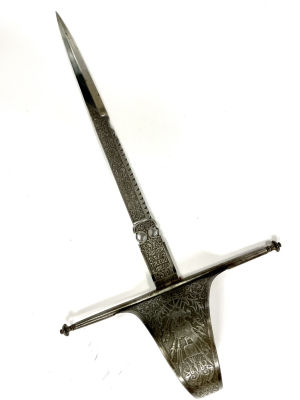 Кинжал для левой руки (Дага). Фабрика Толедо, Королевство Испания, 1884 г. 
Ковка, литье 