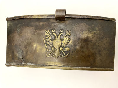 Лядунка трубочная/трубочник. 
Для хранения запальных трубок канониров Русской артиллерии. 